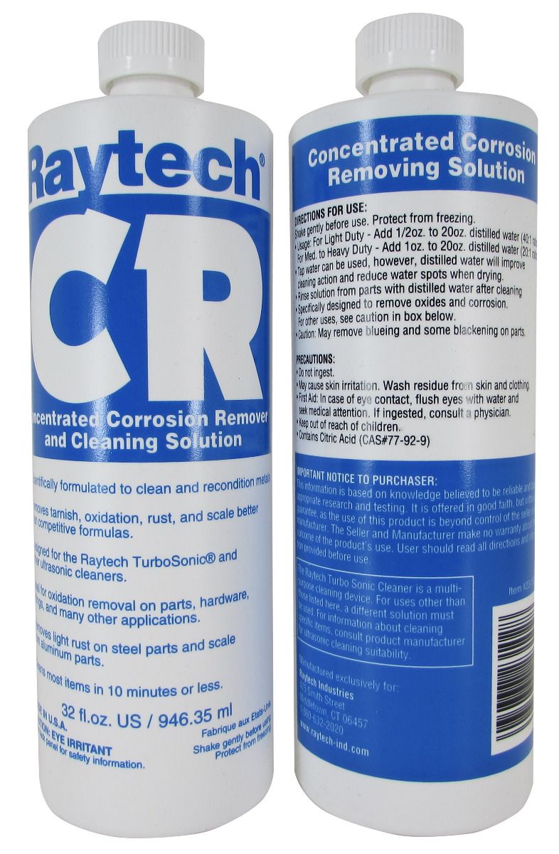 CR Cleaning Solution 32oz.: Finishing Media and Compounds